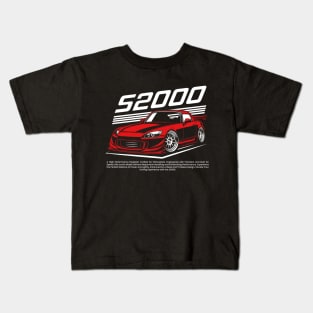 JDM Red S 2000 Touge Kids T-Shirt